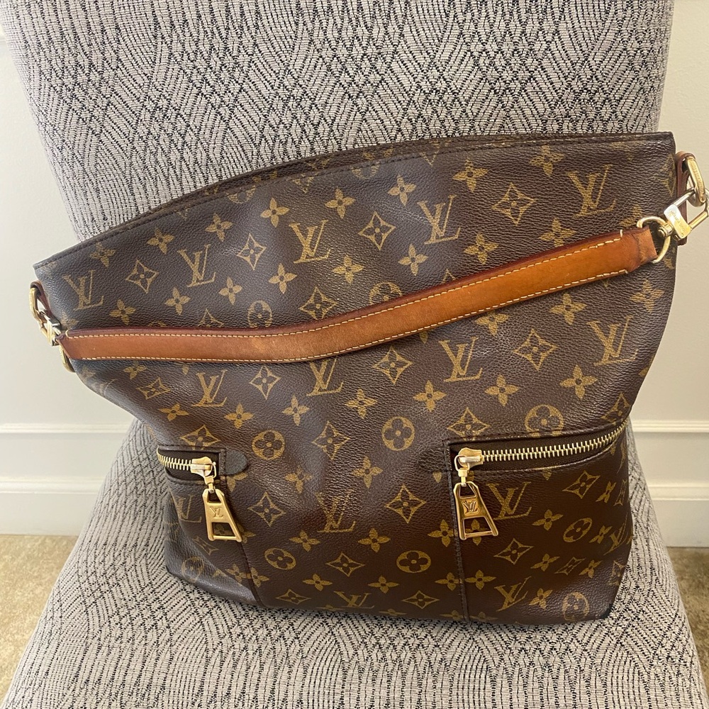 Louis Vuitton Brown Monogram Hobo Bag